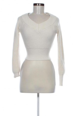 Pulover de femei Pull&Bear, Mărime XS, Culoare Ecru, Preț 76,32 Lei