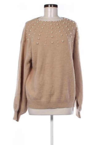 Дамски пуловер SHEIN, Размер 3XL, Цвят Бежов, Цена 20,99 лв.