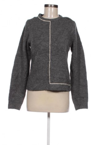 Дамски пуловер Zara, Размер L, Цвят Сив, Цена 26,99 лв.