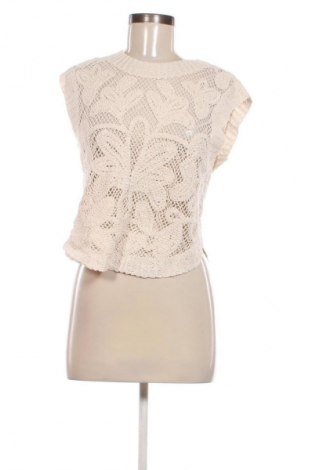 Pulover de femei Zara, Mărime M, Culoare Ecru, Preț 93,99 Lei