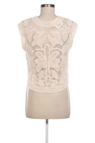 Pulover de femei Zara, Mărime M, Culoare Ecru, Preț 93,99 Lei