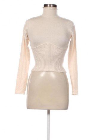 Pulover de femei Zara, Mărime S, Culoare Ecru, Preț 105,99 Lei
