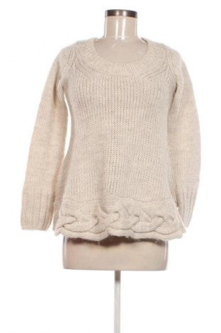 Damski sweter Zara Knitwear, Rozmiar M, Kolor Beżowy, Cena 62,92 zł