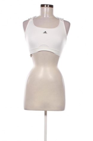 Γυναίκειο αθλητικό τοπ Adidas, Μέγεθος M, Χρώμα Λευκό, Τιμή 11,99 €