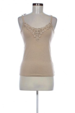 Damski top Bpc Bonprix Collection, Rozmiar S, Kolor Beżowy, Cena 67,41 zł