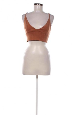 Damski top Stradivarius, Rozmiar S, Kolor Brązowy, Cena 66,67 zł