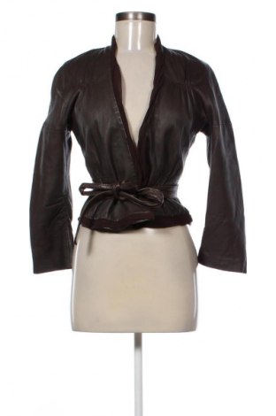 Damen Lederjacke BCBG Max Azria, Größe XXS, Farbe Braun, Preis € 141,69