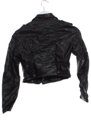 Női bőrdzseki Bershka, Méret XS, Szín Fekete, Ár 11 689 Ft
