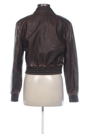 Damen Lederjacke H&M Divided, Größe XS, Farbe Braun, Preis € 30,00