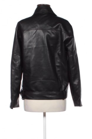 Dámska kožená bunda  Pull&Bear, Veľkosť M, Farba Čierna, Cena  29,74 €