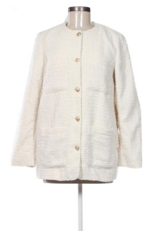 Damski płaszcz H&M, Rozmiar S, Kolor ecru, Cena 133,66 zł