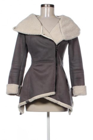 Дамско палто Junona, Размер XS, Цвят Сив, Цена 96,99 лв.