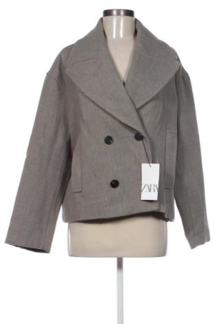 Dámsky kabát  Zara, Veľkosť S, Farba Sivá, Cena  79,89 €