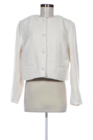 Damen Blazer H&M Divided, Größe L, Farbe Weiß, Preis € 24,55