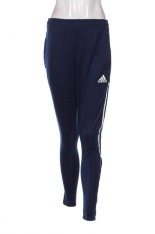 Дамско спортно долнище Adidas, Размер S, Цвят Син, Цена 41,99 лв.