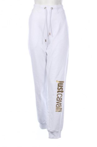 Pantaloni trening de femei Just Cavalli, Mărime XL, Culoare Alb, Preț 529,99 Lei