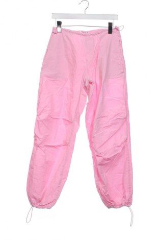 Damskie spodnie sportowe Pull&Bear, Rozmiar S, Kolor Popielaty róż, Cena 67,41 zł