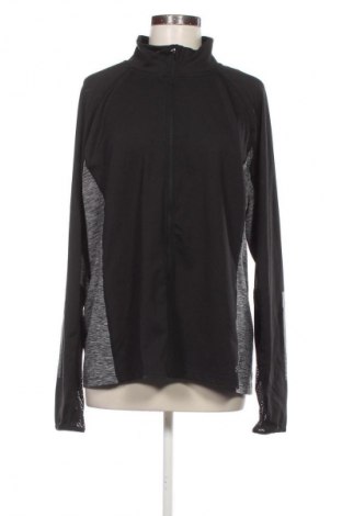 Дамско спортно горнище H&M Sport, Размер XL, Цвят Черен, Цена 39,99 лв.