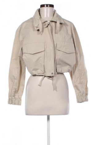 Geacă de femei Bershka, Mărime S, Culoare Bej, Preț 125,92 Lei