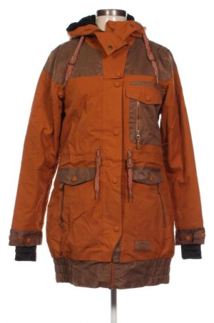 Damenjacke für Wintersports Silver Series by Rodeo, Größe S, Farbe Orange, Preis 29,99 €