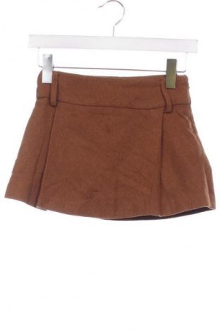 Fustă pentru copii Zara, Mărime 7-8y/ 128-134 cm, Culoare Maro, Preț 62,99 Lei