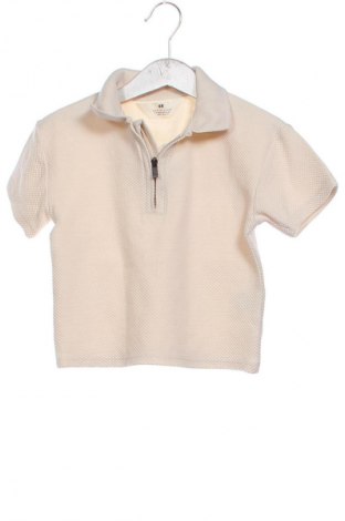 Kinder T-Shirt H&M, Größe 18-24m/ 86-98 cm, Farbe Beige, Preis 7,67 €