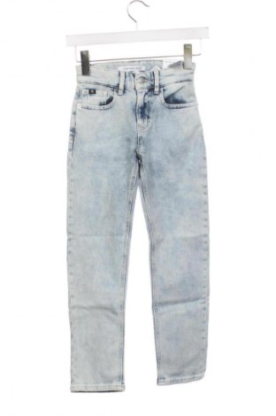 Детски дънки Calvin Klein Jeans, Размер 7-8y/ 128-134 см, Цвят Син, Цена 87,99 лв.