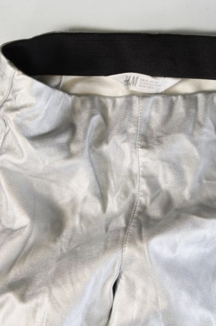 Dětské legíny  H&M, Velikost 10-11y/ 146-152 cm, Barva Stříbrná, Cena  229,00 Kč