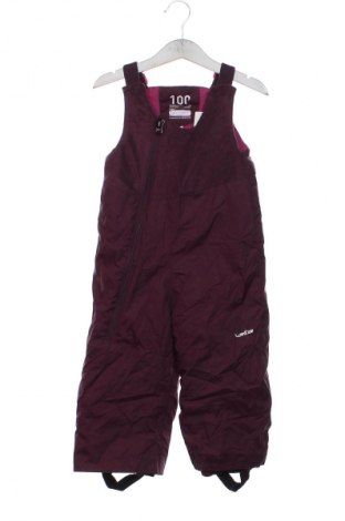 Dětské kalhoty pro zimní sporty  Decathlon, Velikost 1-2m/ 50-56 cm, Barva Červená, Cena  519,00 Kč