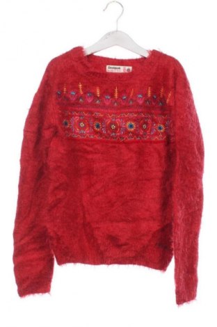 Dětský svetr  Desigual, Velikost 8-9y/ 134-140 cm, Barva Červená, Cena  439,00 Kč