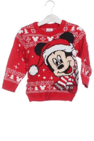 Dětský svetr  Disney, Velikost 18-24m/ 86-98 cm, Barva Červená, Cena  249,00 Kč