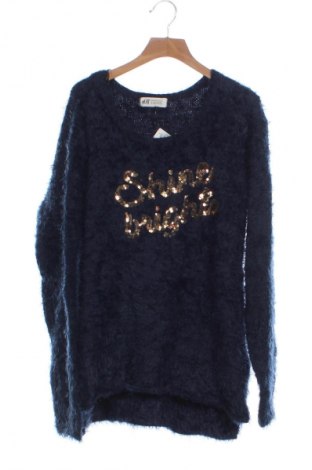Dětský svetr  H&M, Velikost 12-13y/ 158-164 cm, Barva Modrá, Cena  119,00 Kč