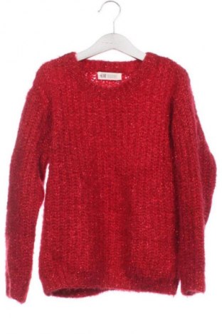 Kinderpullover H&M, Größe 6-7y/ 122-128 cm, Farbe Rot, Preis 9,99 €