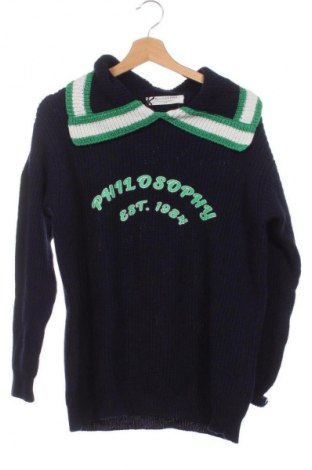 Detský sveter  Philosophy Di Lorenzo Serafini, Veľkosť 15-18y/ 170-176 cm, Farba Modrá, Cena  65,95 €