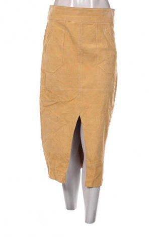Fustă de piele Dorothy Perkins, Mărime M, Culoare Galben, Preț 234,99 Lei