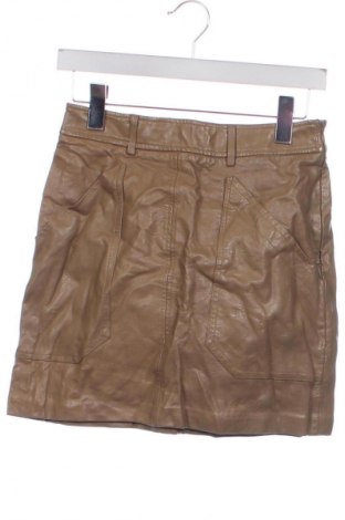 Kožená sukně  Stradivarius, Velikost S, Barva Béžová, Cena  309,00 Kč