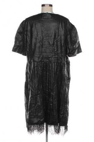 Δερμάτινο φόρεμα Bpc Bonprix Collection, Μέγεθος 3XL, Χρώμα Μαύρο, Τιμή 18,99 €