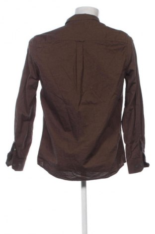 Herrenhemd Burton of London, Größe M, Farbe Braun, Preis 30,99 €