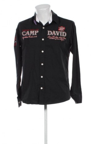 Herrenhemd Camp David, Größe L, Farbe Schwarz, Preis € 36,88