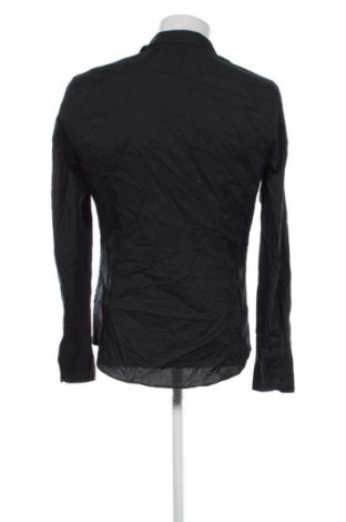 Мъжка риза H&M, Размер M, Цвят Черен, Цена 12,99 лв.