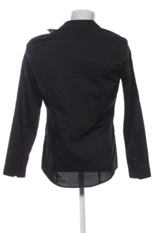 Мъжка риза H&M, Размер M, Цвят Черен, Цена 16,99 лв.