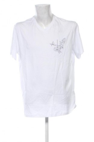 Мъжка тениска Armani Exchange, Размер XXL, Цвят Бял, Цена 87,99 лв.