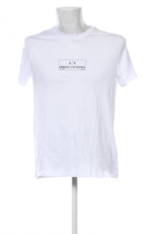 Мъжка тениска Armani Exchange, Размер L, Цвят Бял, Цена 87,99 лв.