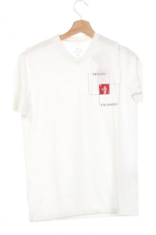 Męski T-shirt Armani Exchange, Rozmiar XS, Kolor Biały, Cena 228,99 zł