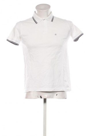 Мъжка тениска Calvin Klein, Размер M, Цвят Бял, Цена 55,99 лв.