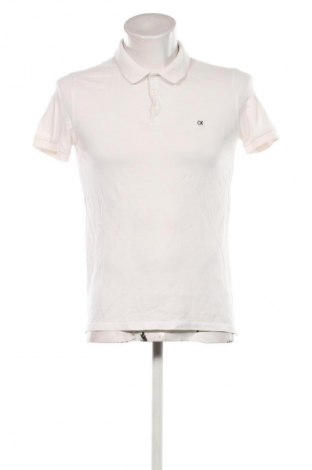 Herren T-Shirt Calvin Klein Jeans, Größe M, Farbe Weiß, Preis 29,86 €