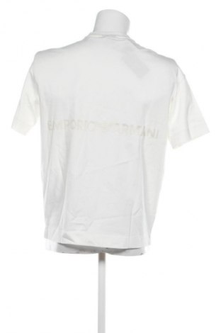 Мъжка тениска Emporio Armani, Размер M, Цвят Бял, Цена 94,99 лв.