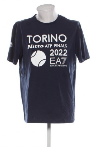 Мъжка тениска Emporio Armani, Размер 3XL, Цвят Син, Цена 94,99 лв.