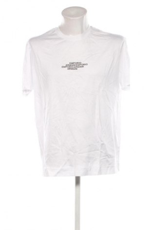Męski T-shirt Emporio Armani, Rozmiar 3XL, Kolor Biały, Cena 254,99 zł