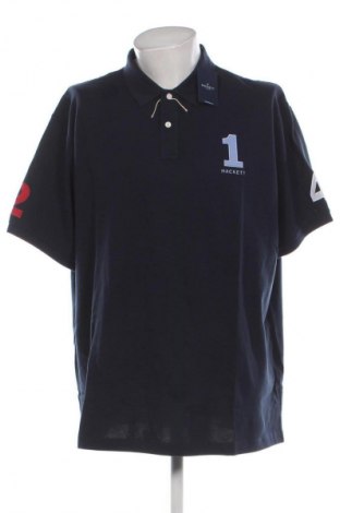 Męski T-shirt Hackett, Rozmiar XXL, Kolor Niebieski, Cena 327,99 zł